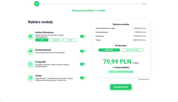 zrzut ekranu płatności Bimango